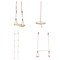 Wooden Swings with 4 Included Ropes, Tree Swing, Swing Bar, Climbing Rope Ladder and Swing Seat